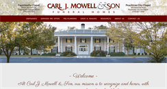 Desktop Screenshot of mowellfuneralhome.com